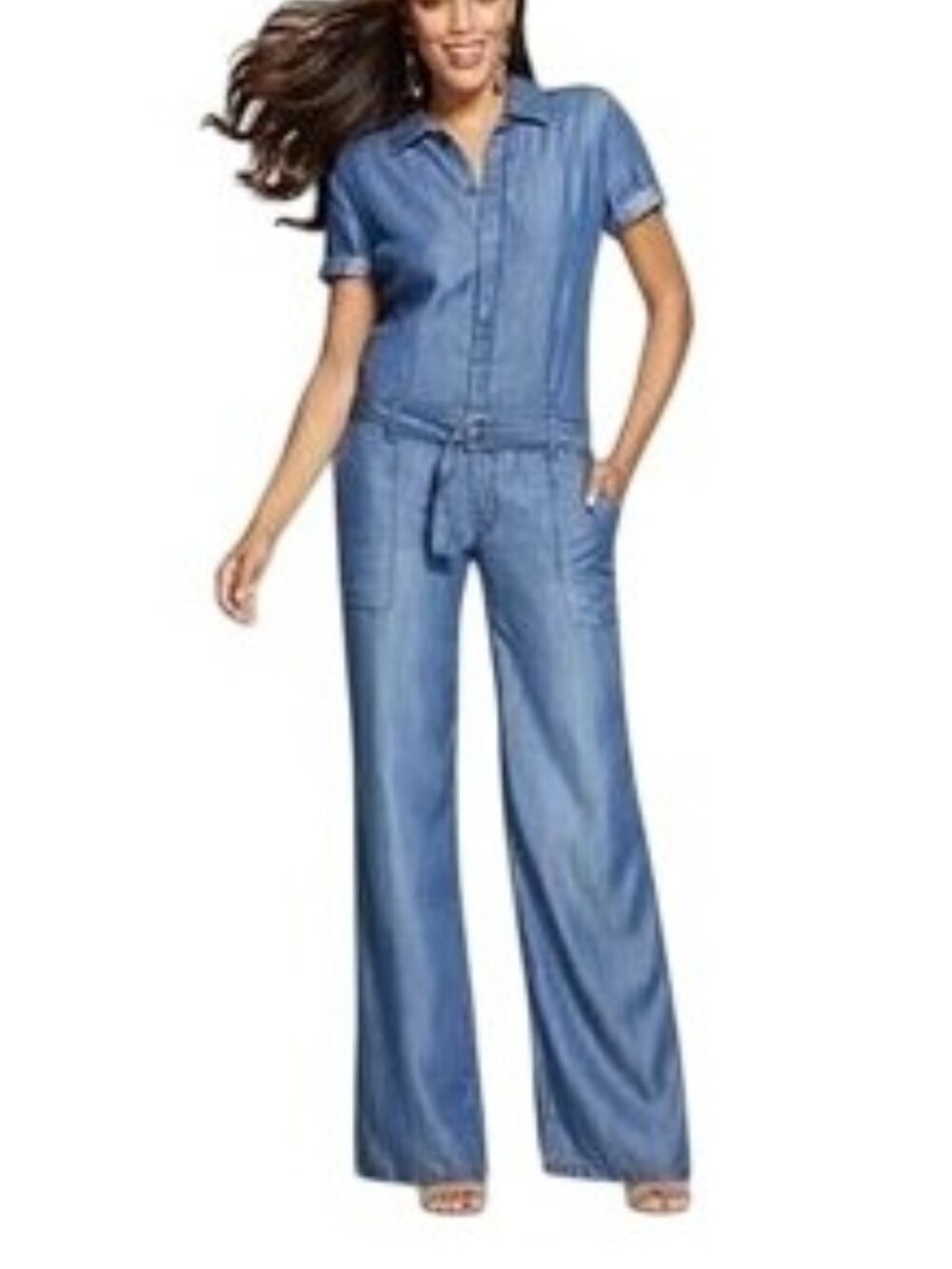 Gabrielle Union x New York & Co. Utility Jumpsuit - Size Small